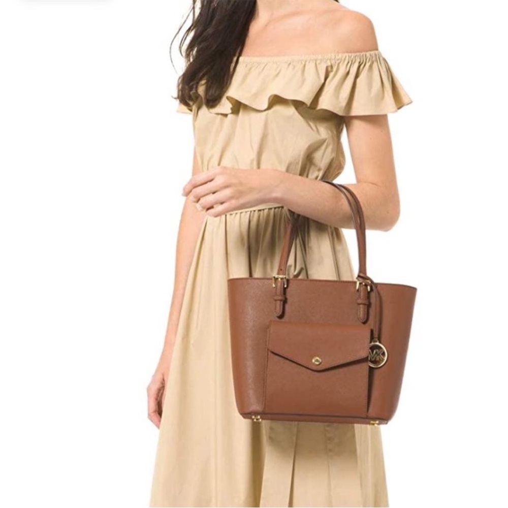 Michael Kors brown tote bag